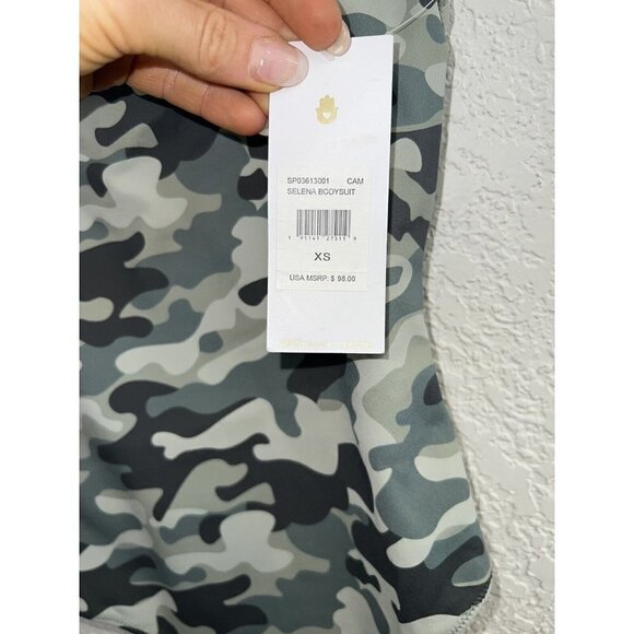 Spiritual Gangster NWTS Camo Selena Bodysuit Or Swimsuit (B) - Picture 10 of 12